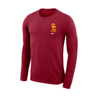 USC Trojans Men's Nike Cardinal SC Interlock Dri-FIT Legend Long Sleeve T-Shirt